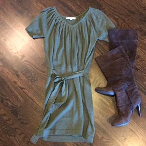 Holiday sweater dress